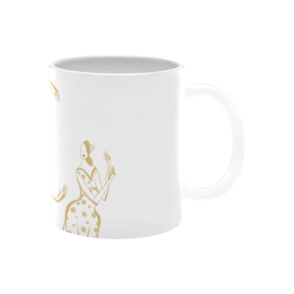 GOLDEN GIRLS - TAZZA IN CERAMICA