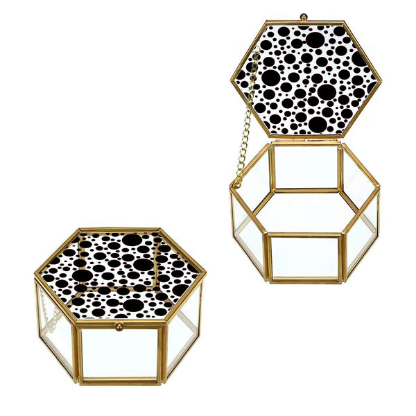 POIS - PORTAGIOIE VETRO ESAGONALE