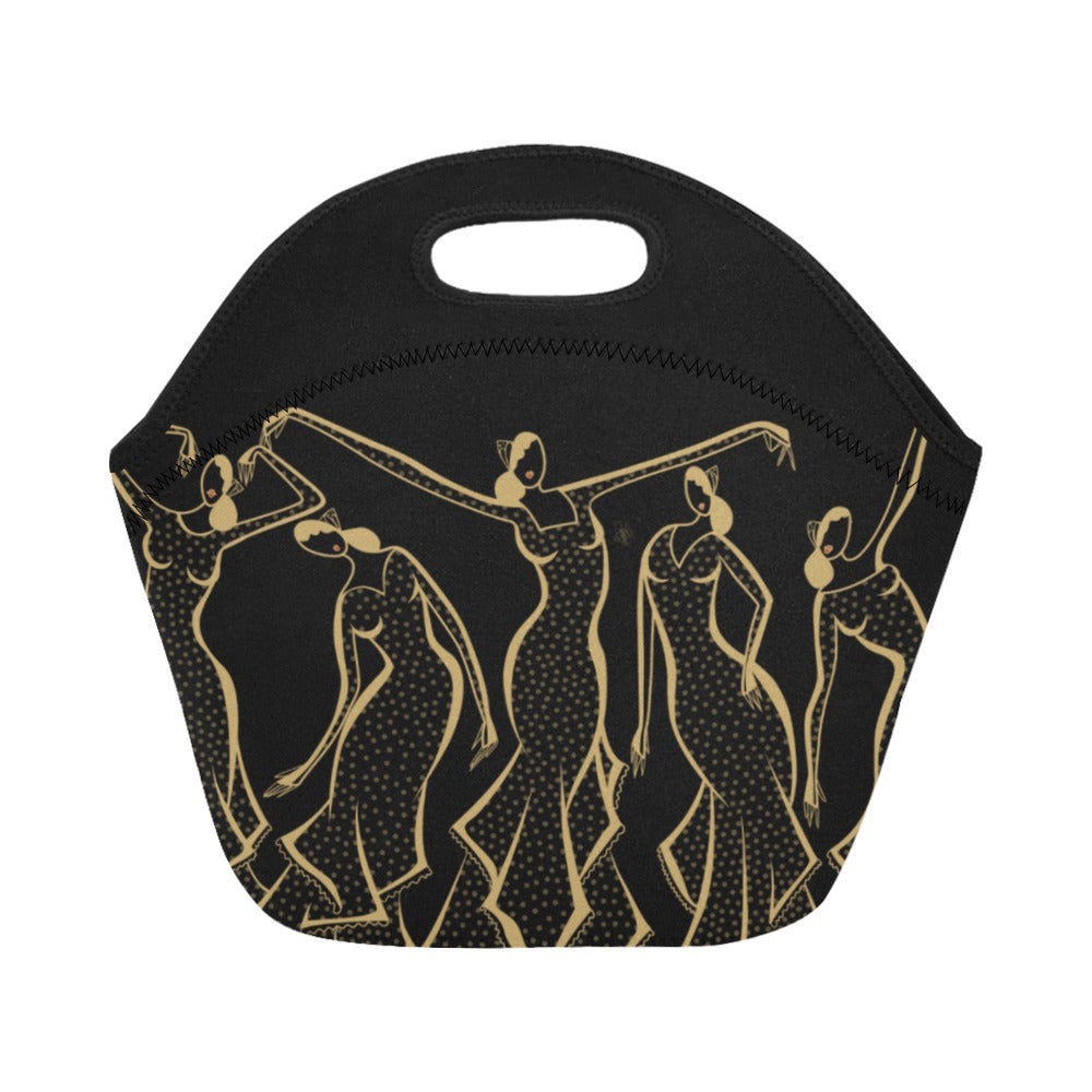 GOLDEN BLACK GIRLS - BORSA PORTA PRANZO NEOPRENE