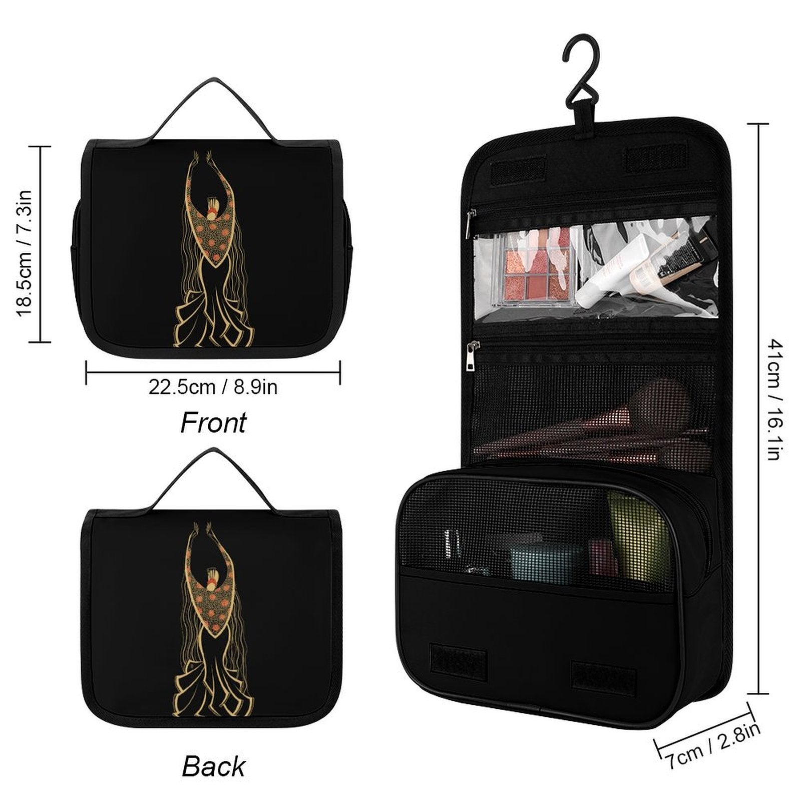 GOLDEN MANTON - BEAUTY CASE CON GANCIO