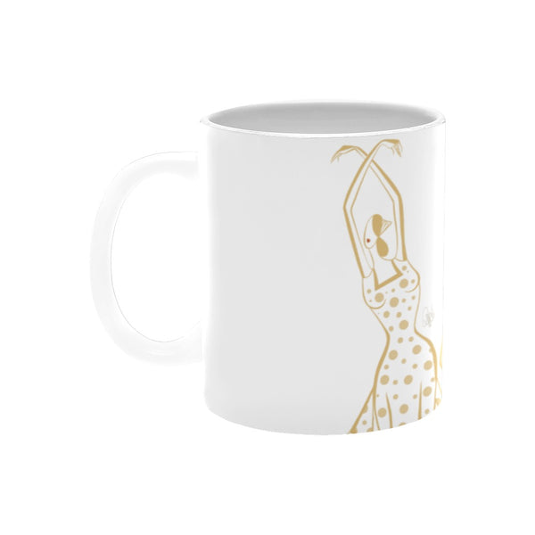 GOLDEN GIRLS - TAZZA IN CERAMICA