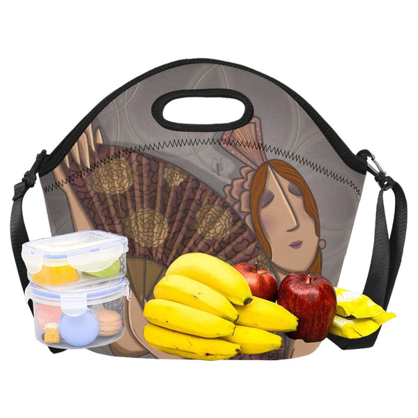 ROSA - BORSA PORTAPRANZO NEOPRENE