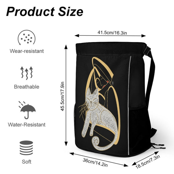 GOLDEN CAT - ZAINO A SACCO