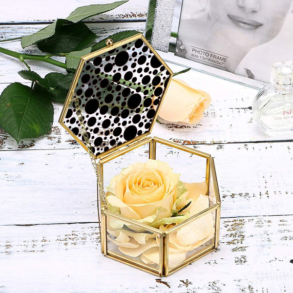 POIS - PORTAGIOIE VETRO ESAGONALE