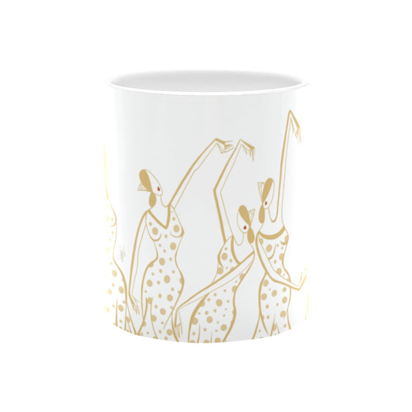 GOLDEN GIRLS - TAZZA IN CERAMICA