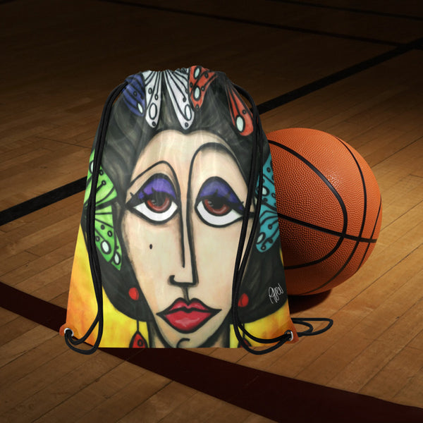 FARFALLE NELLA TESTA - BORSA A SACCO