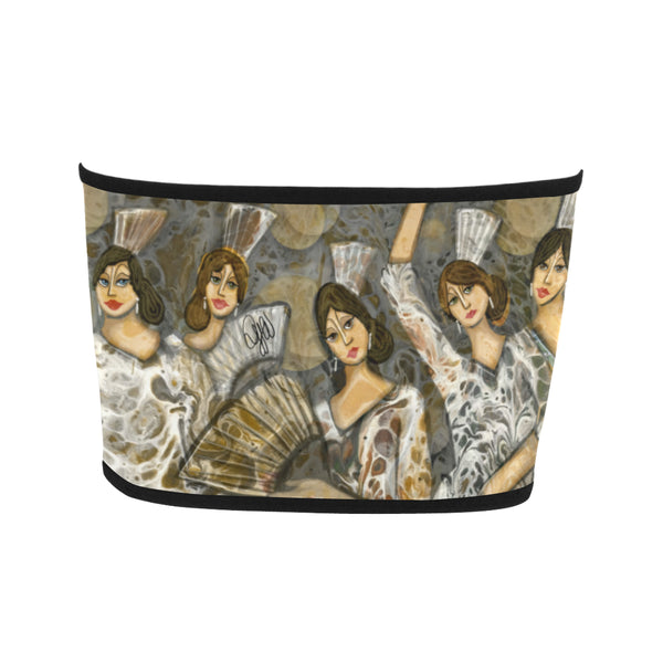 PLATA Y ORO - TOP A FASCIA