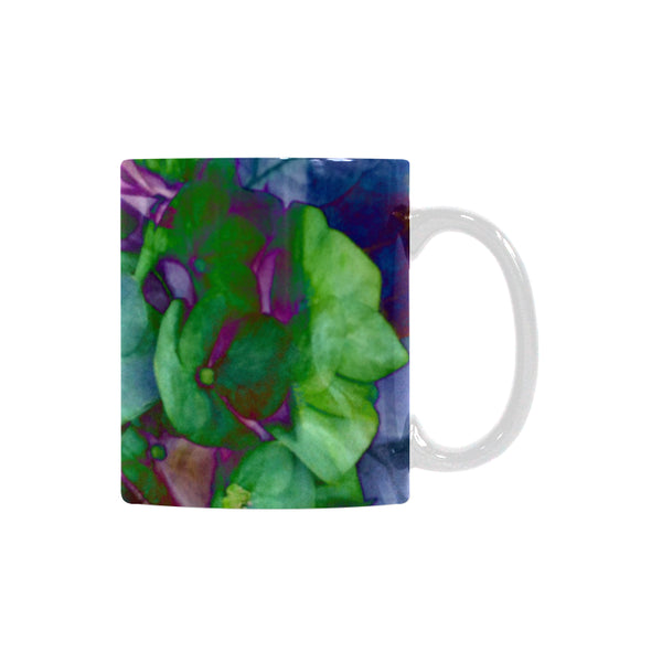 ORTENSIA BLU - TAZZA IN CERAMICA