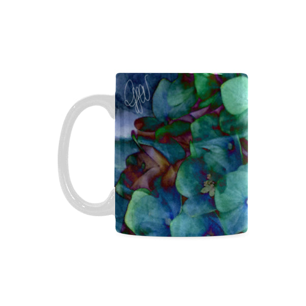 ORTENSIA BLU - TAZZA IN CERAMICA