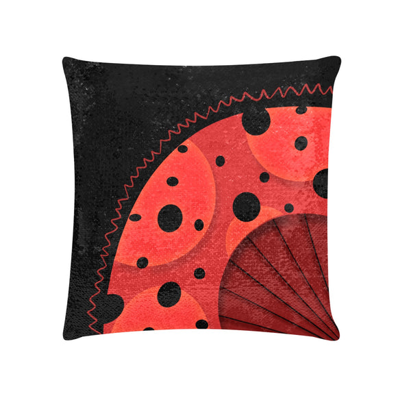 VENTAGLIO - COPRICUSCINO DI PAILLETTES (solo federa)