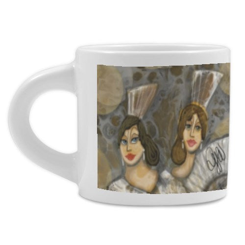 PLATA Y ORO - TAZZINA DA CAFFE' con piattino