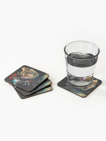 MISS TAHITI - SOTTOBICCHIERI (set da 4)