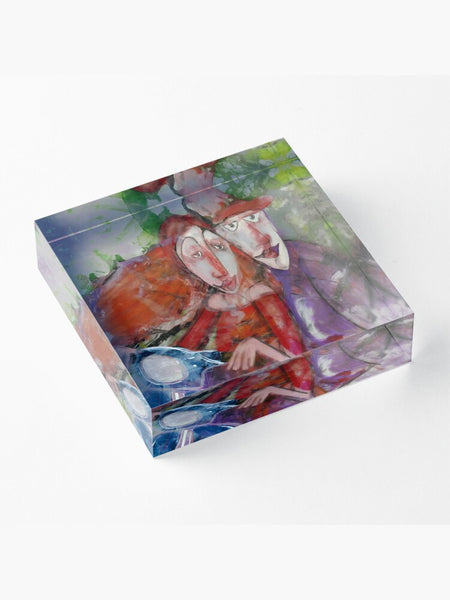 GIRO IN VESPA - BLOCCO ACRILICO su ordinazione