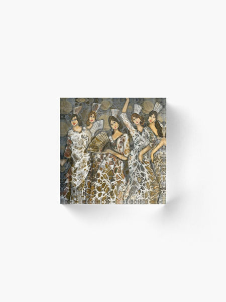 PLATA Y ORO - BLOCCO ACRILICO su ordinazione