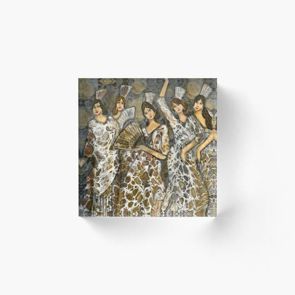 PLATA Y ORO - BLOCCO ACRILICO su ordinazione