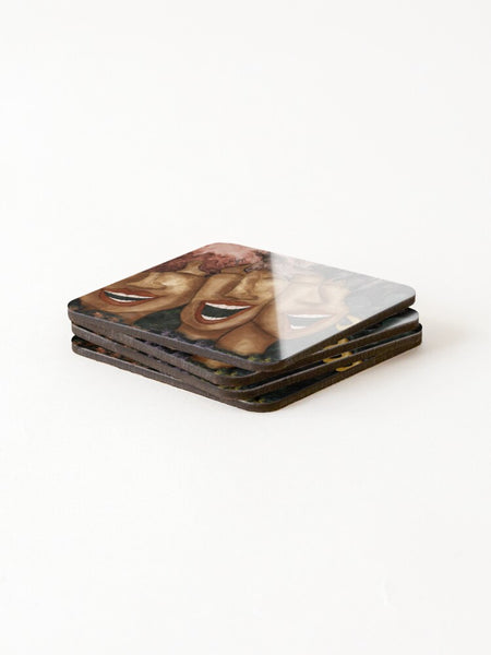 REIR A CARCAJADAS - SOTTOBICCHIERI (set da 4) su ordinazione