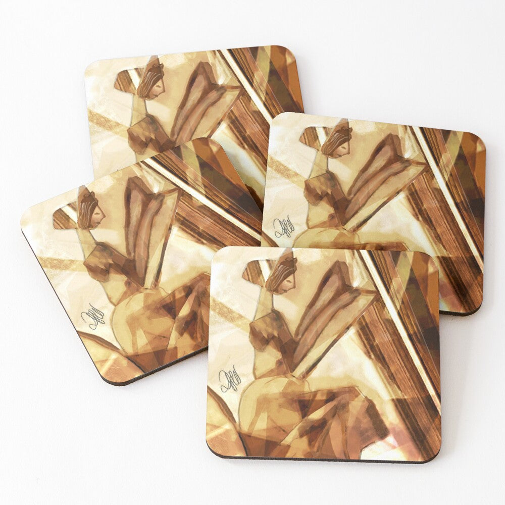 NEWS - SOTTOBICCHIERI (set da 4) su ordinazione