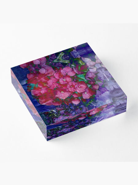 ORTENSIA - BLOCCO ACRILICO su ordinazione